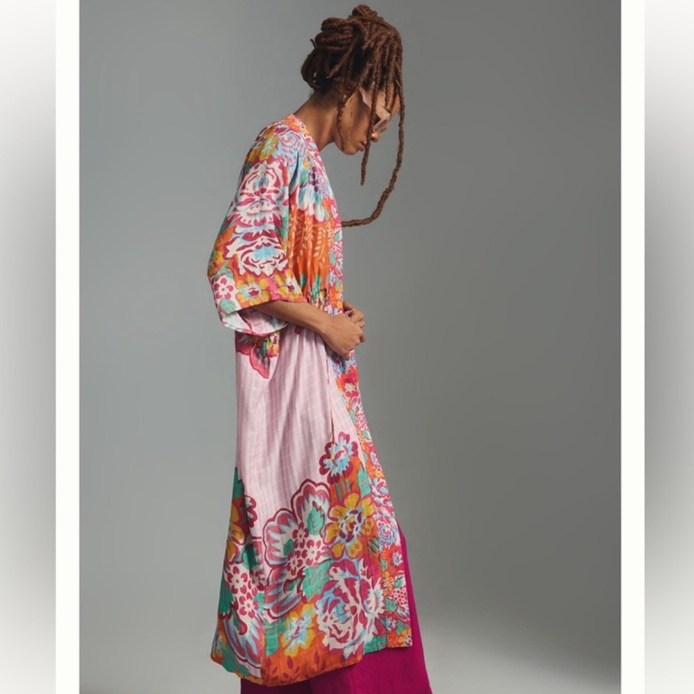 Anthropologie Floral Multicolor Dress